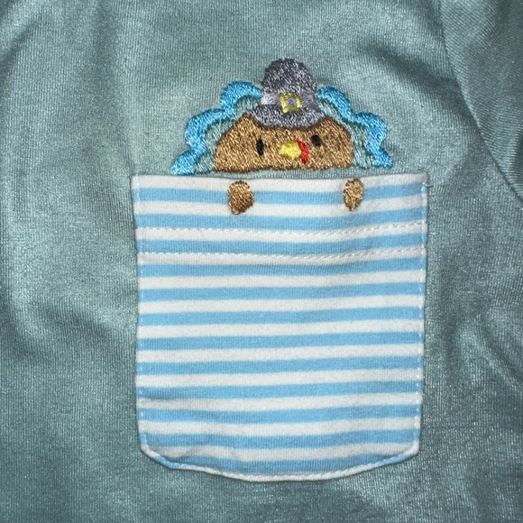 Saving Grace Smocks Turkey Diaper Set size Newborn - Picture 3 of 7